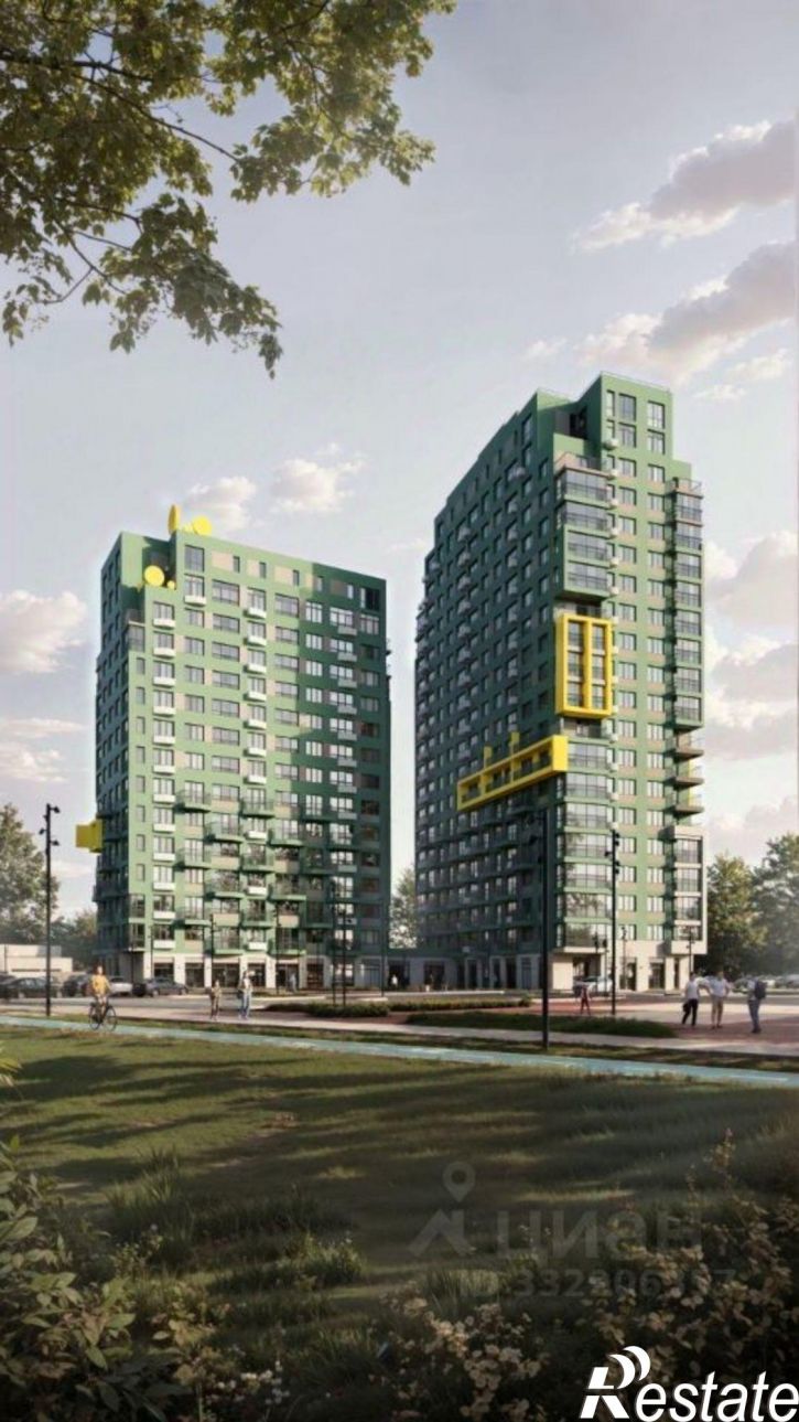3-комн квартира в новом доме микрорайон ДОК, улица Рылеева