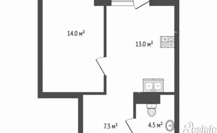 1-комн квартира ул Республики, 204 10,  д. 204 10,  к. 10