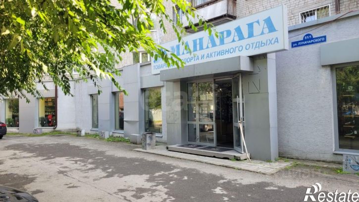 Торговое помещение улица Луначарского, 51,  д. 51