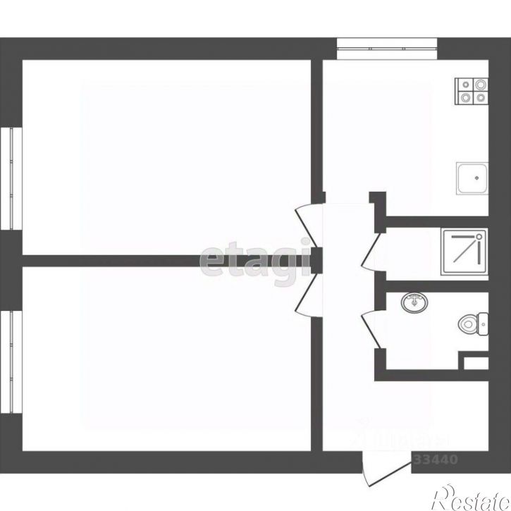 2-комн квартира улица Республики, 233,  д. 233