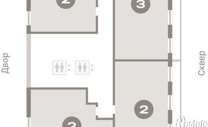 2-комн квартира в новом доме Мысовская улица, 26 к3,  д. 26 к3