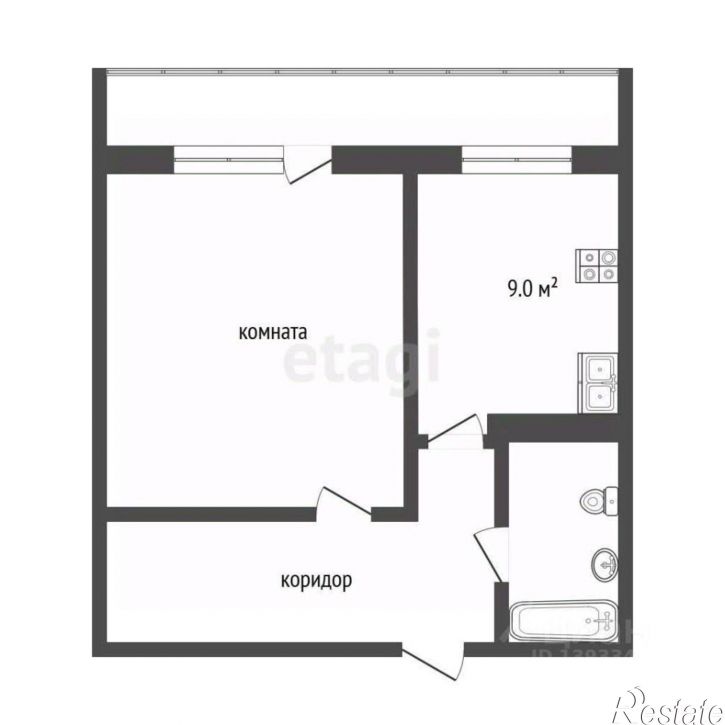 1-комн квартира улица Газовиков, 26,  д. 26