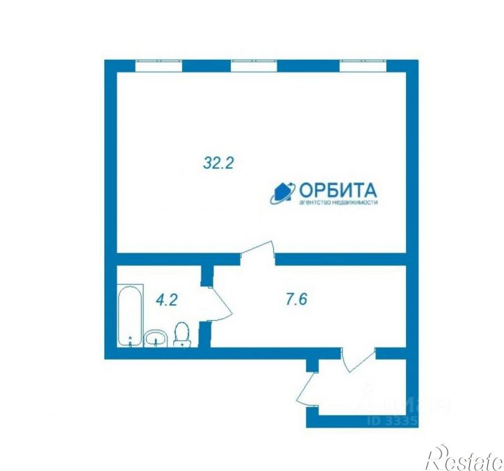 1-комн квартира улица Беляева, 23,  д. 23