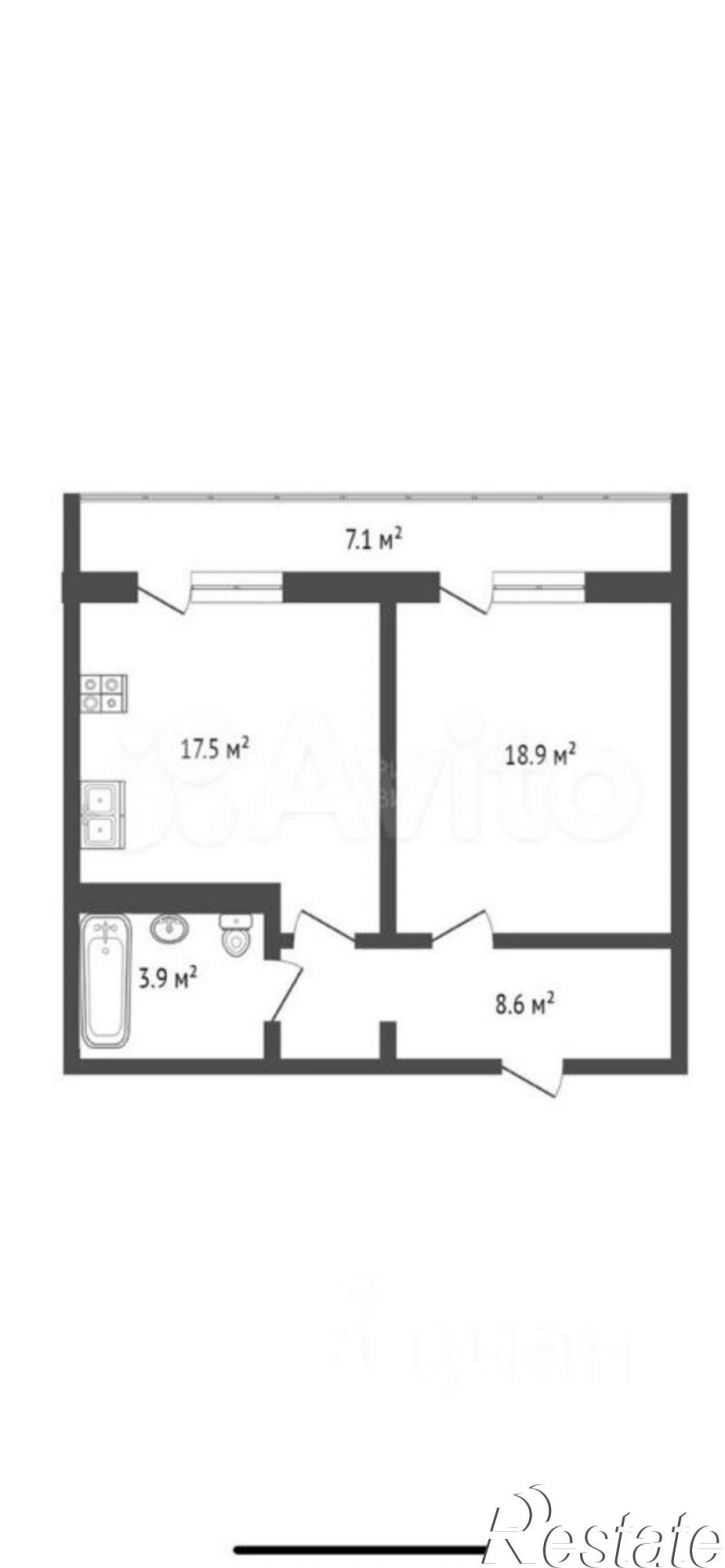 1-комн квартира Ледниковый проезд, 2,  д. 2