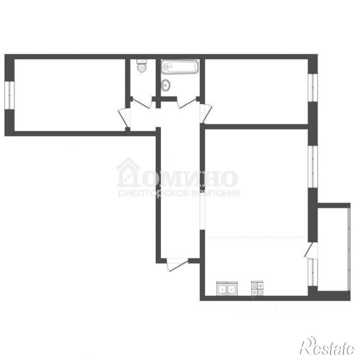 2-комн квартира улица Энергостроителей, 20,  д. 20
