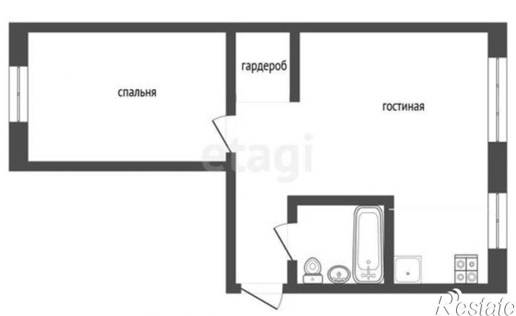 2-комн квартира Минская улица, 5А,  д. 5А