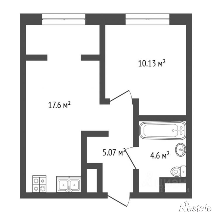1-комн квартира улица Первооткрывателей, 10,  д. 10