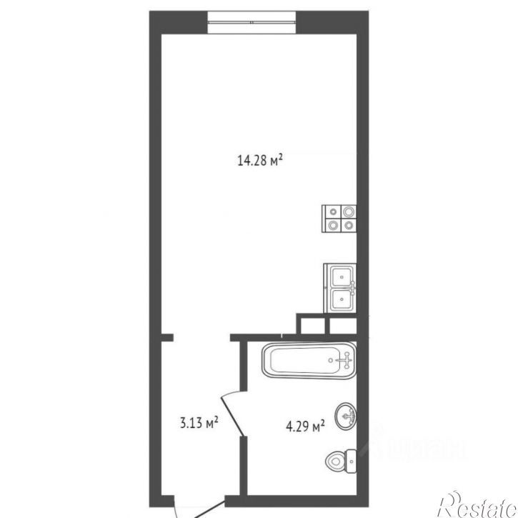1-комн квартира улица 9 Января, 160 к2,  д. 160 к2