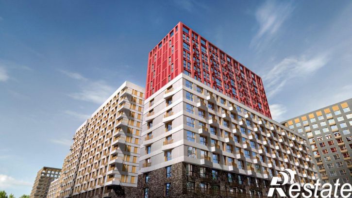 1-комн квартира в новом доме Заполярная улица, 1 с1,  д. 1 с1