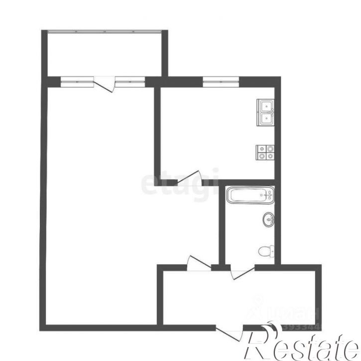 1-комн квартира улица Парфёнова, 22,  д. 22