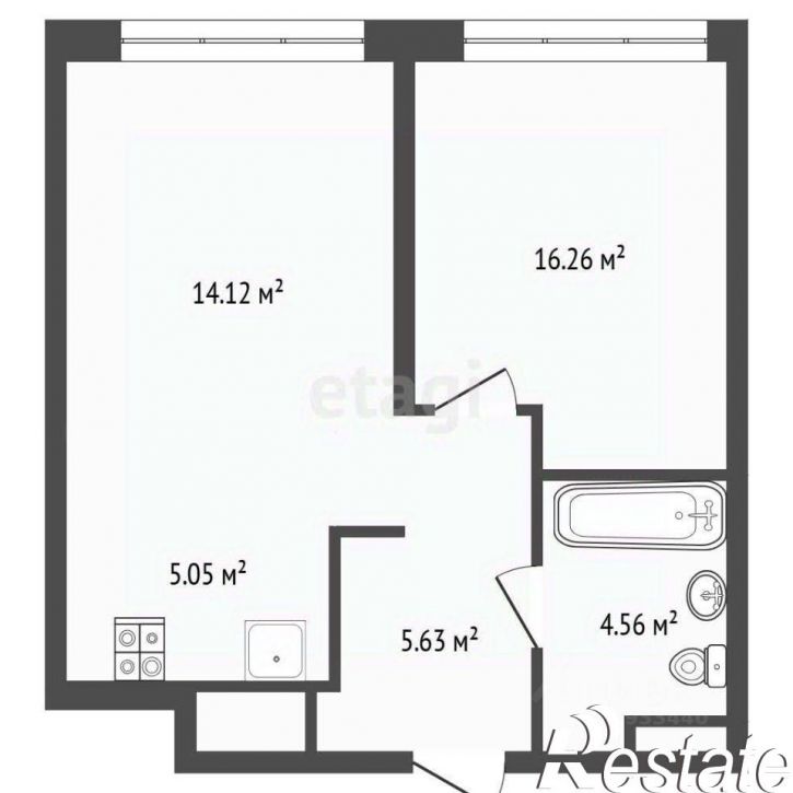 1-комн квартира Комбинатская улица, 16 к1,  д. 16 к1