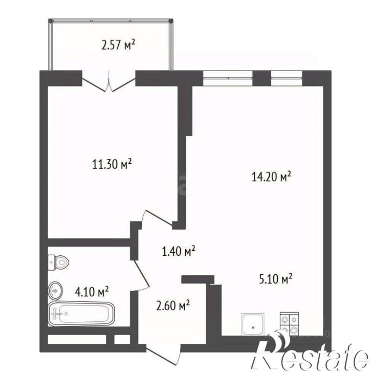 1-комн квартира улица Газовиков, 38 к2,  д. 38 к2