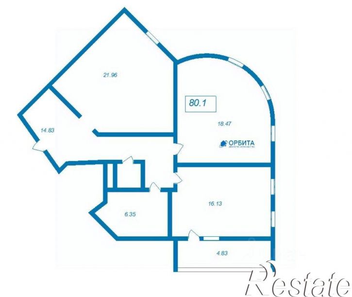 2-комн квартира Судоремонтная улица, 30 к1,  д. 30 к1