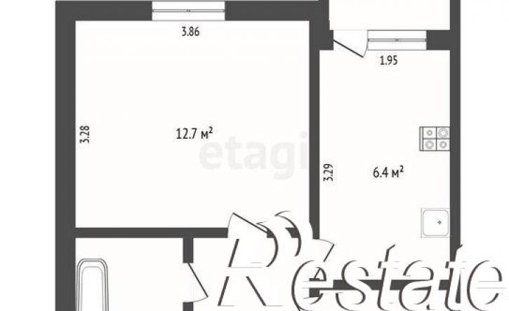 1-комн квартира улица Газовиков, 28А,  д. 28А
