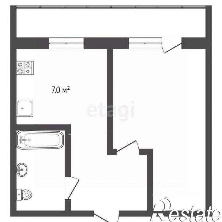 1-комн квартира улица Дружбы, 132,  д. 132