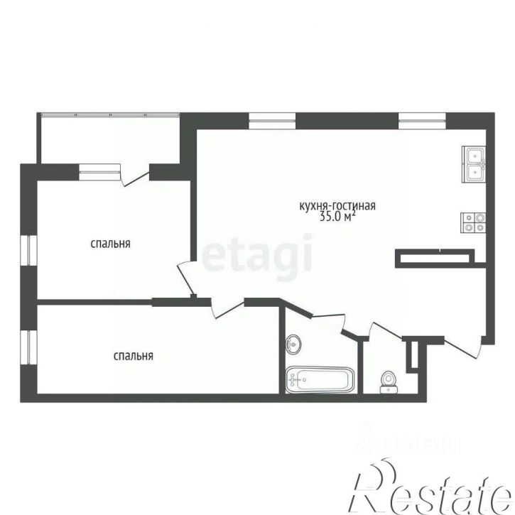 3-комн квартира улица Николая Зелинского, 5 к2,  д. 5 к2