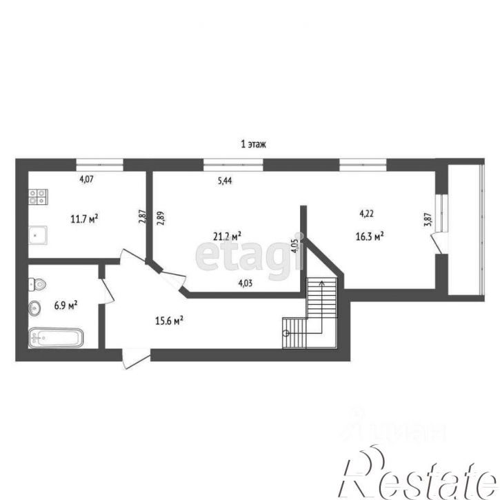 4-комн квартира улица Николая Фёдорова, 6 к1,  д. 6 к1