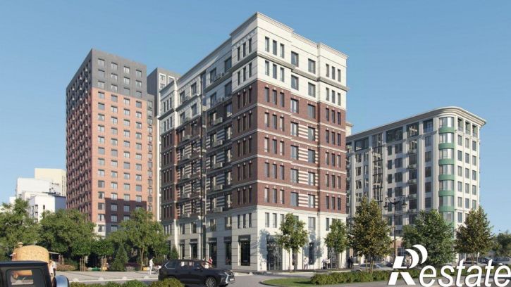 3-комн квартира в новом доме улица генерала Николая Матвеева, с1,  д. с1