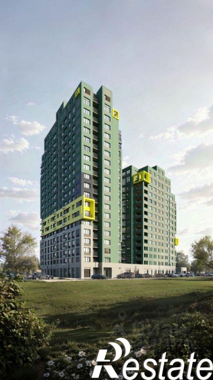 1-комн квартира в новом доме улица Рылеева, 28,  д. 28