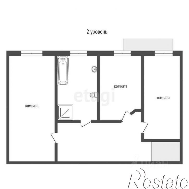 3-комн квартира улица Валерии Гнаровской, 10 к3,  д. 10 к3