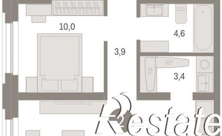 3-комн квартира в новом доме Мысовская улица, 26 к2,  д. 26 к2