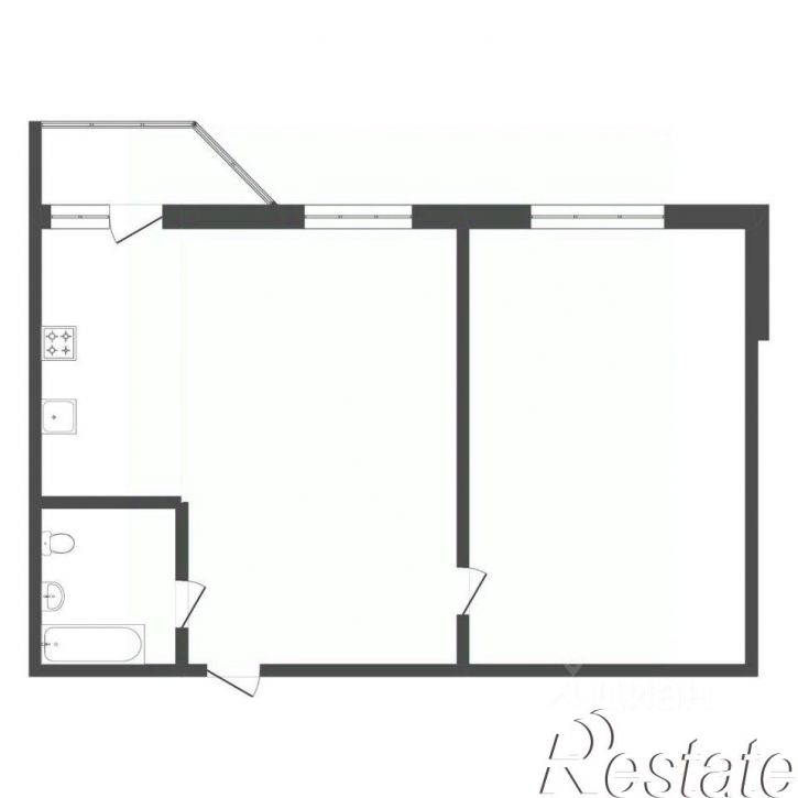 2-комн квартира улица Беляева, 35 к2,  д. 35 к2