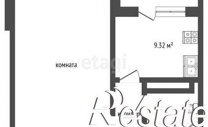 1-комн квартира улица Павла Шарова, 7 к2,  д. 7 к2
