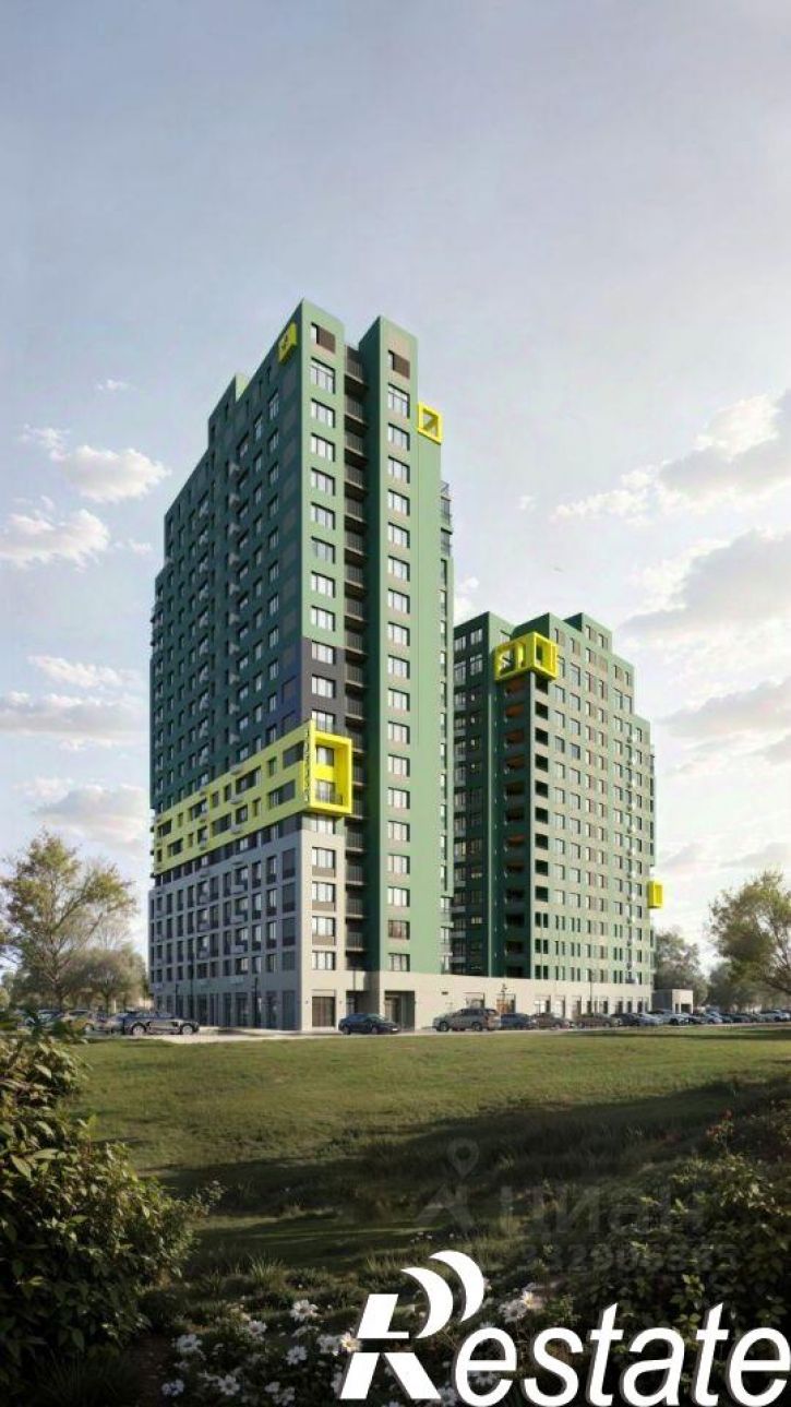 3-комн квартира в новом доме улица Рылеева, 28,  д. 28