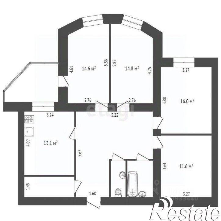 4-комн квартира Широтная улица, 29,  д. 29