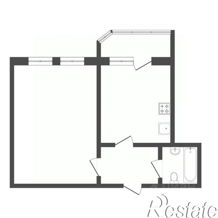 1-комн квартира улица Ватутина, 79 к1,  д. 79 к1
