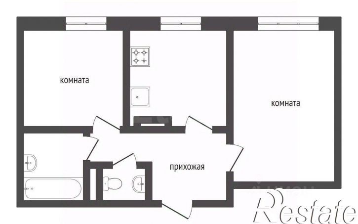 2-комн квартира Ставропольская улица, 160,  д. 160