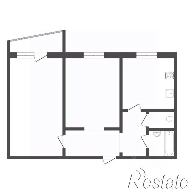 2-комн квартира улица Мельникайте, 129,  д. 129