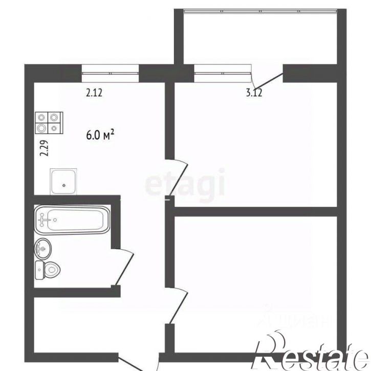 2-комн квартира Авторемонтная улица, 17,  д. 17