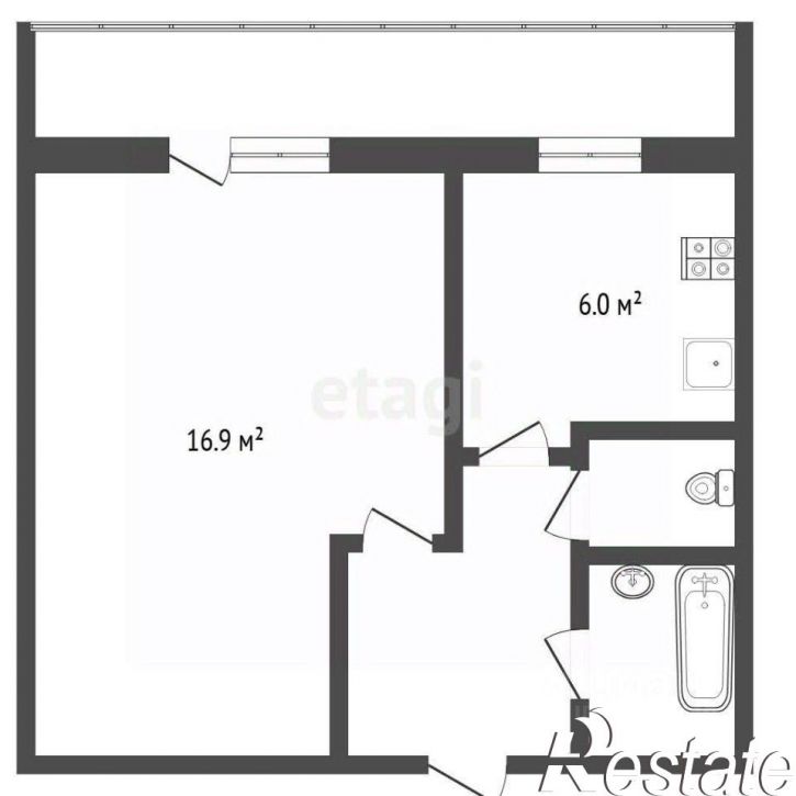 1-комн квартира улица Щорса, 7А,  д. 7А