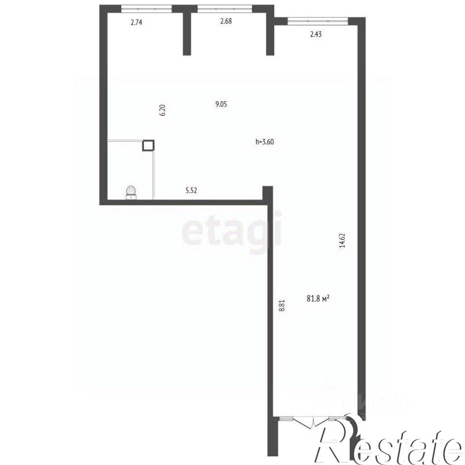 Купить торговое помещение за 22 775 100 рублей на улица Евгения Войнова, 3 к1