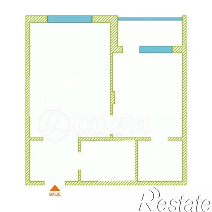 1-комн квартира улица Игоря Комиссарова, 20,  д. 20
