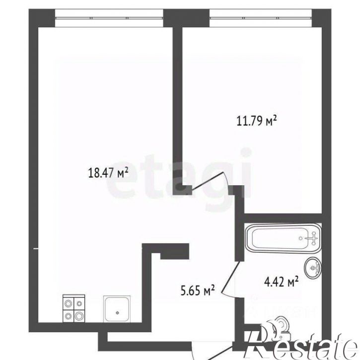 1-комн квартира улица Первооткрывателей, 4,  д. 4