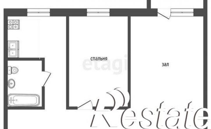 2-комн квартира улица Парфёнова, 28,  д. 28