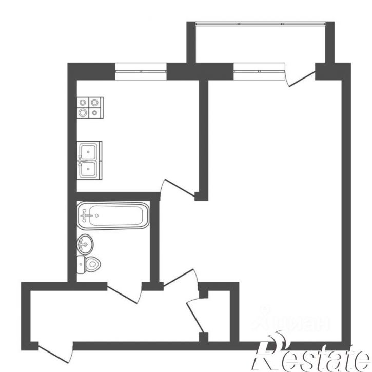 1-комн квартира улица Дзержинского, 31,  д. 31