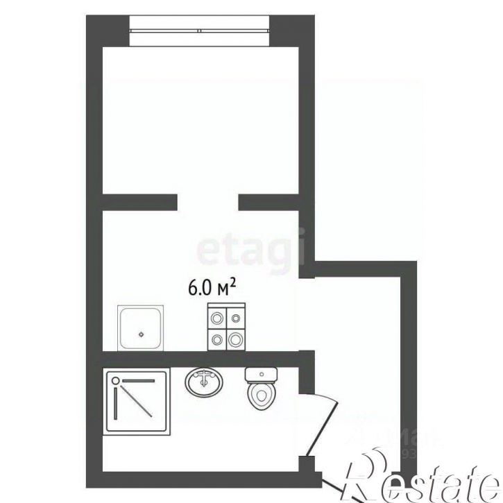 1-комн квартира Ткацкий проезд, 6,  д. 6