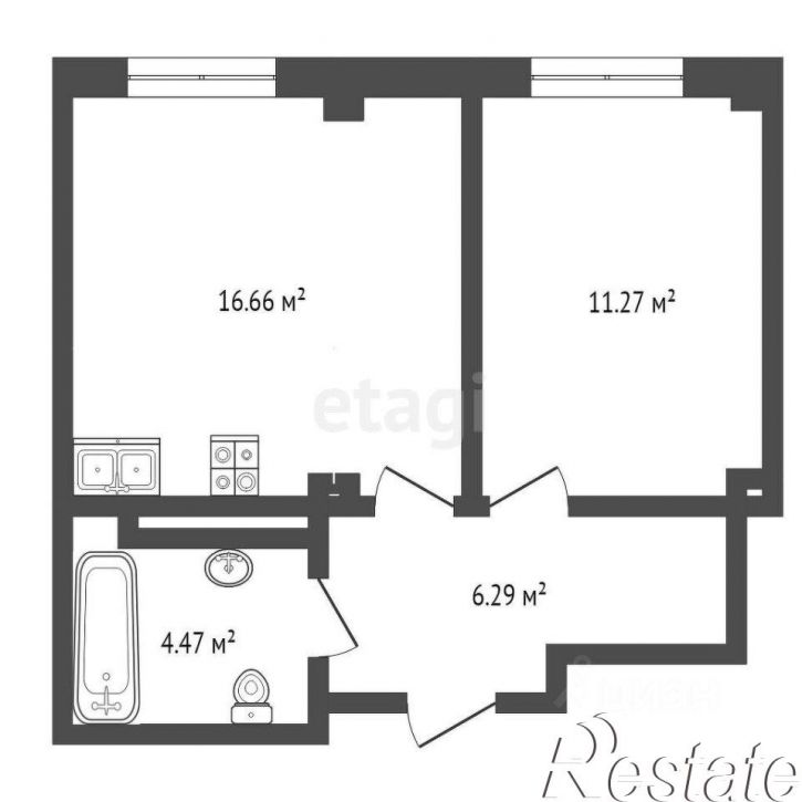 1-комн квартира улица Фёдора Достоевского, 20,  д. 20