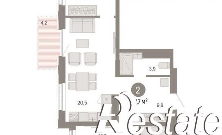 3-комн квартира Краснооктябрьская улица, 4 к1,  д. 4 к1