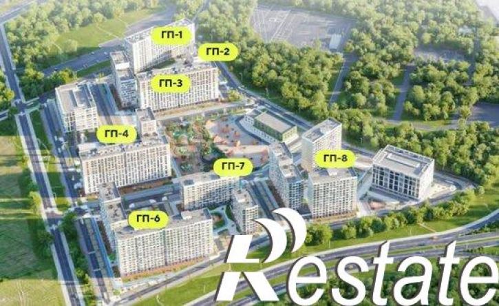 1-комн квартира в новом доме улица Первооткрывателей, 19,  д. 19