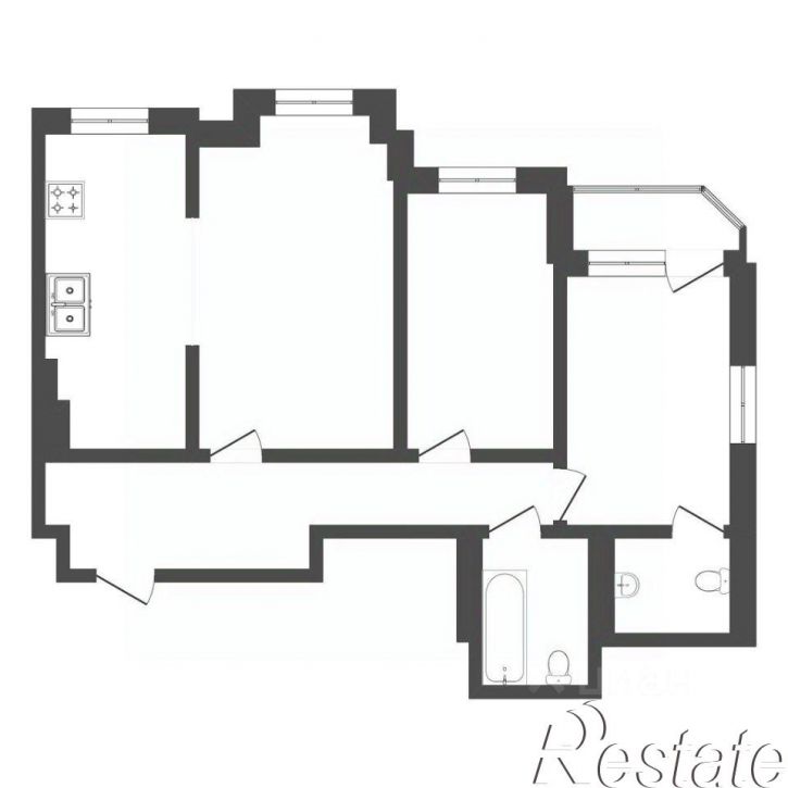 3-комн квартира улица Максима Горького, 68 к1,  д. 68 к1
