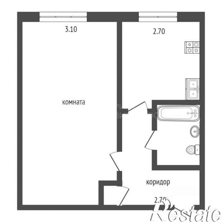 1-комн квартира Игримская улица, 31,  д. 31