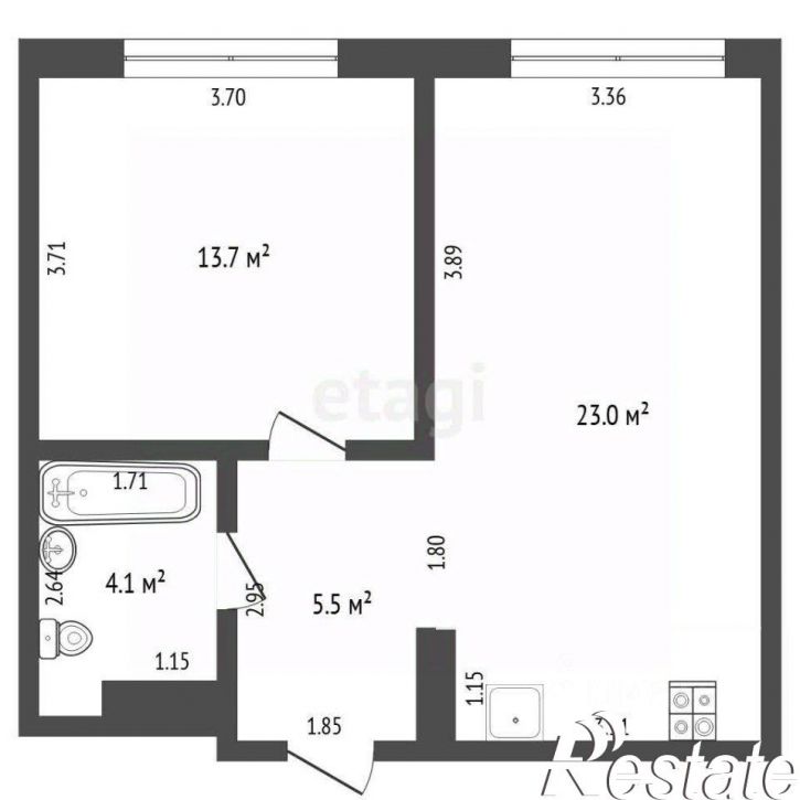 1-комн квартира улица Станкостроителей, 10,  д. 10