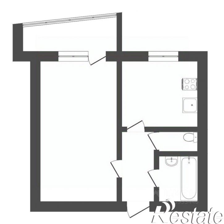 1-комн квартира Широтная улица, 17А,  д. 17А