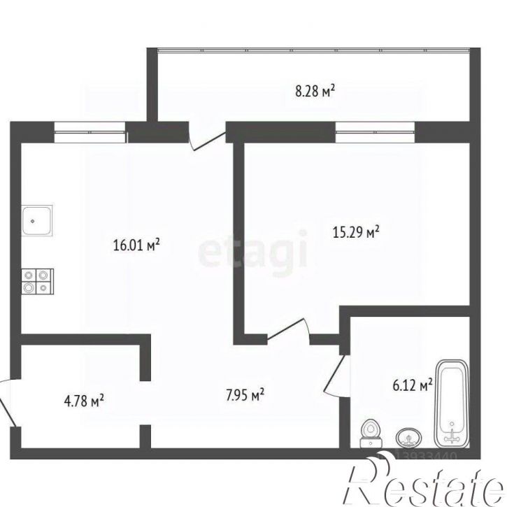 1-комн квартира улица Тимофея Кармацкого, 5 к2,  д. 5 к2