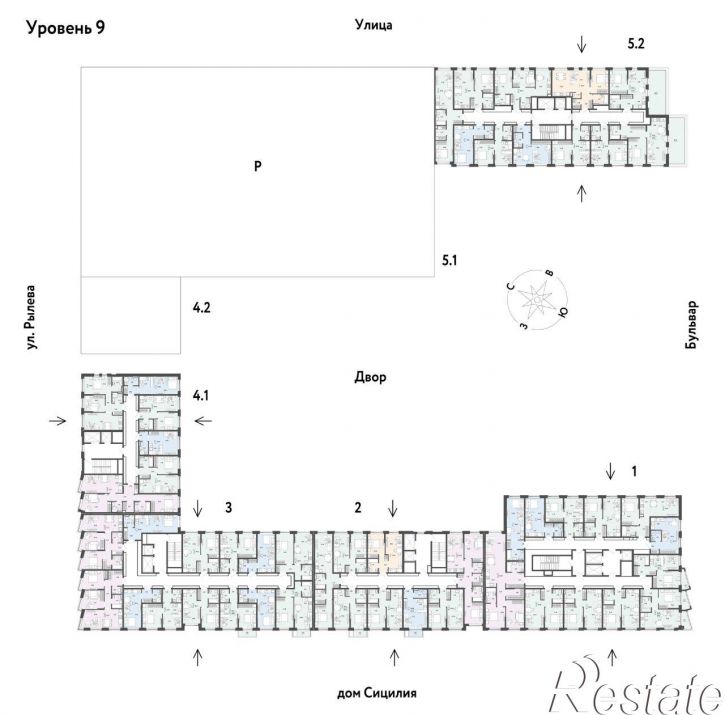 2-комн квартира в новом доме Ярославская улица, 63А,  д. 63А