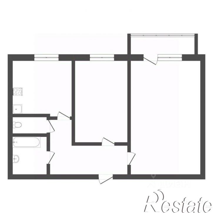 2-комн квартира улица Домостроителей, 8,  д. 8